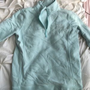 Mint green vineyard vines quarter zip